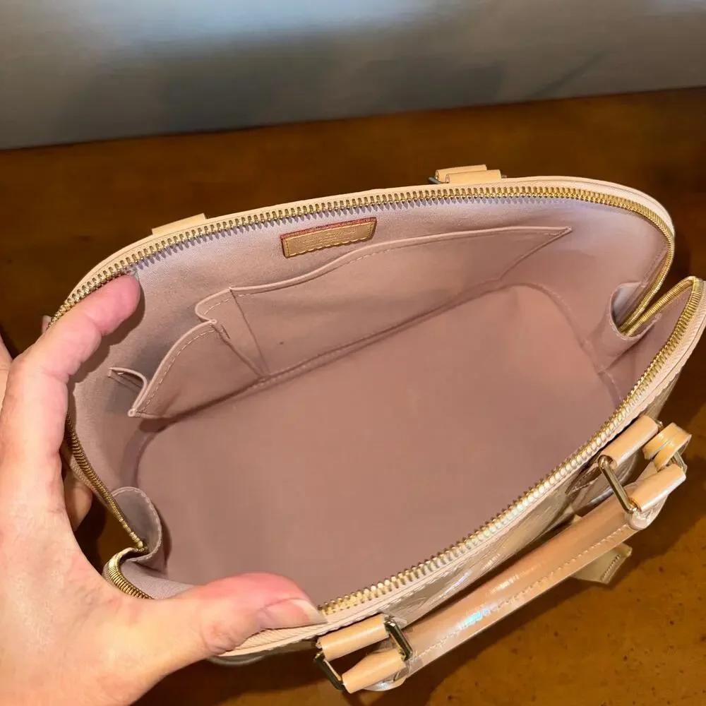 Vintage Louis Vuitton Vernis Alma Handbag Monogram Patent Leather - Picture 16 of 16